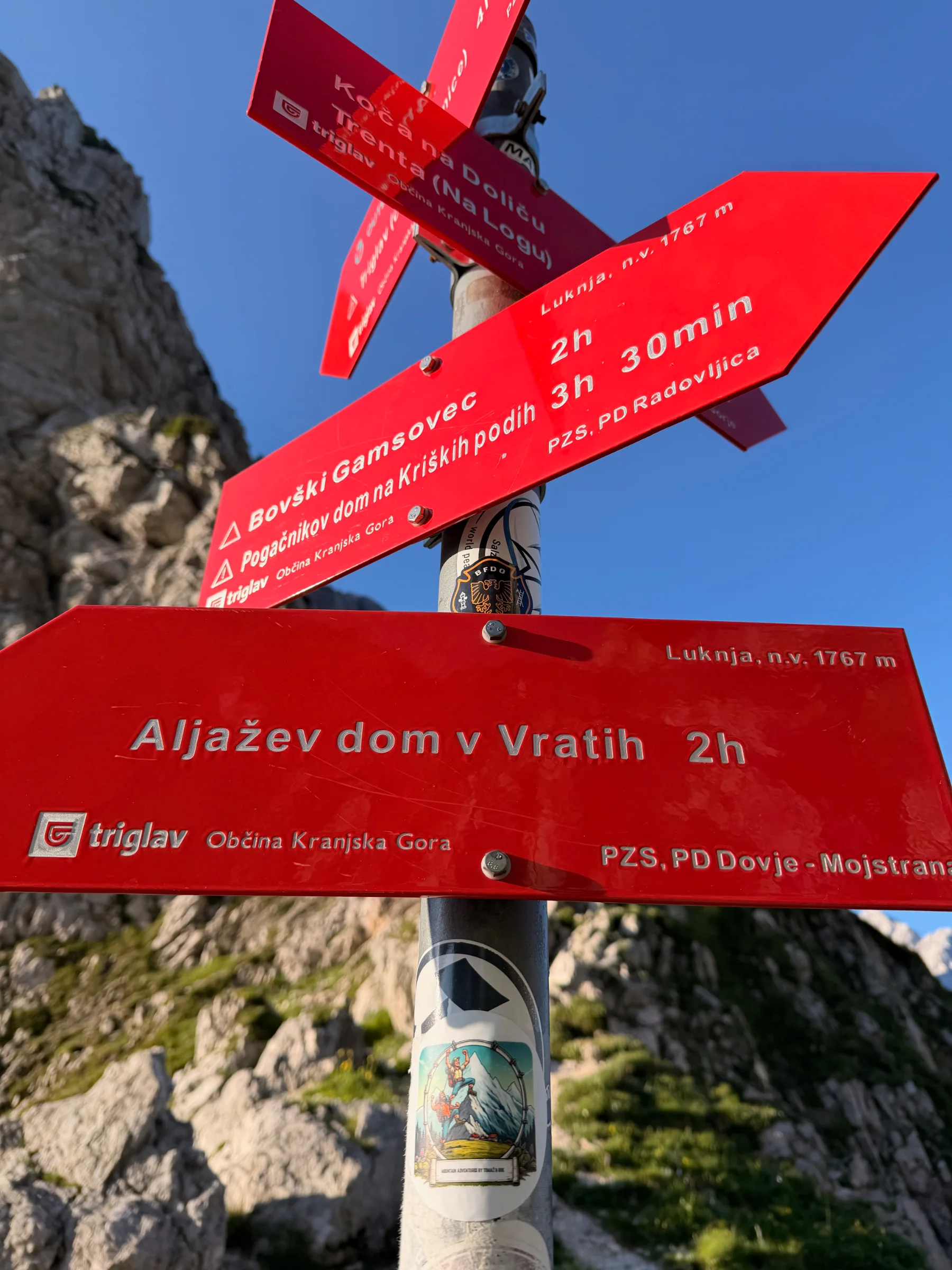 Bovški Gamsovec – fotografija s poti