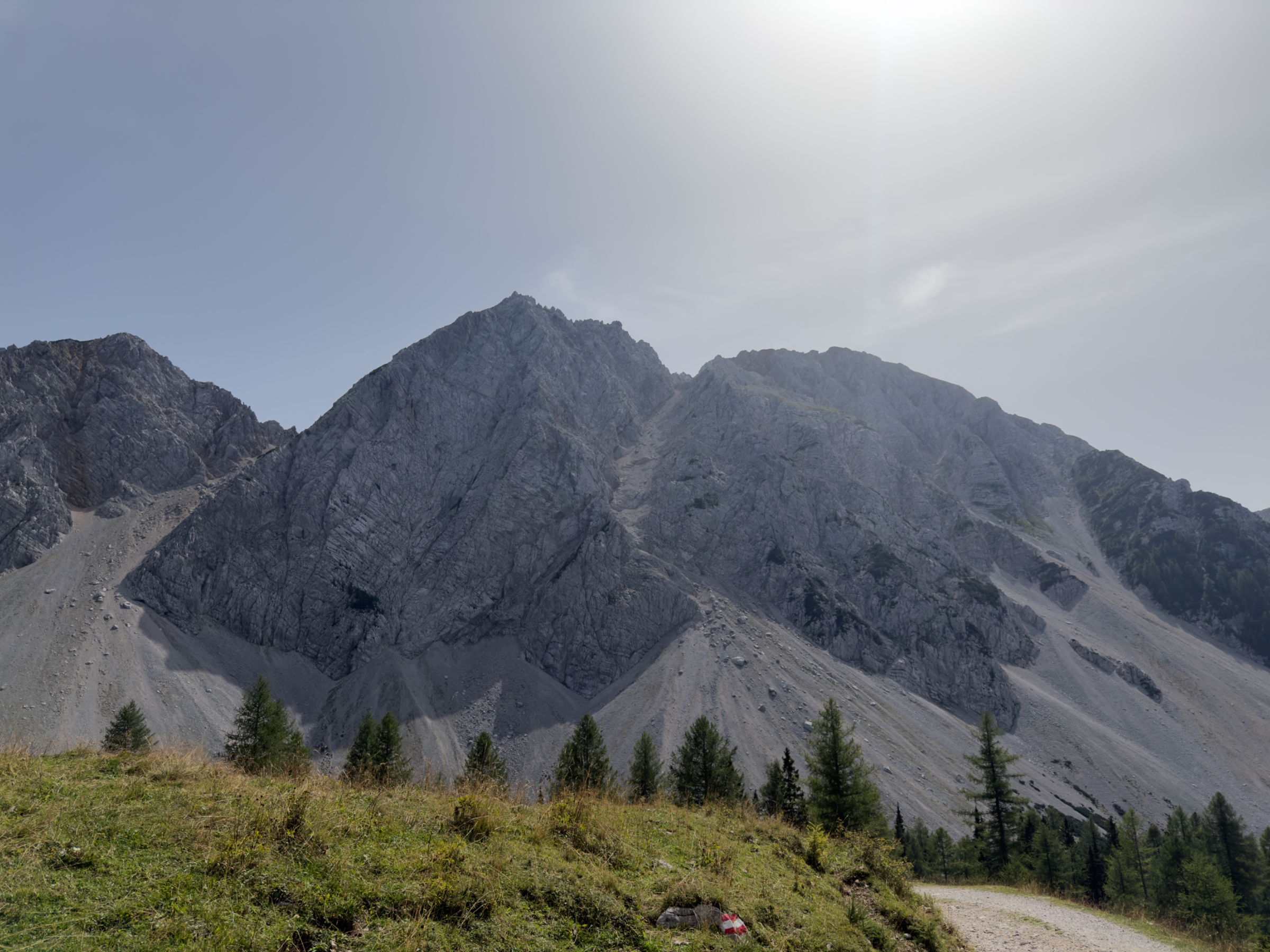 Stol – fotografija s poti