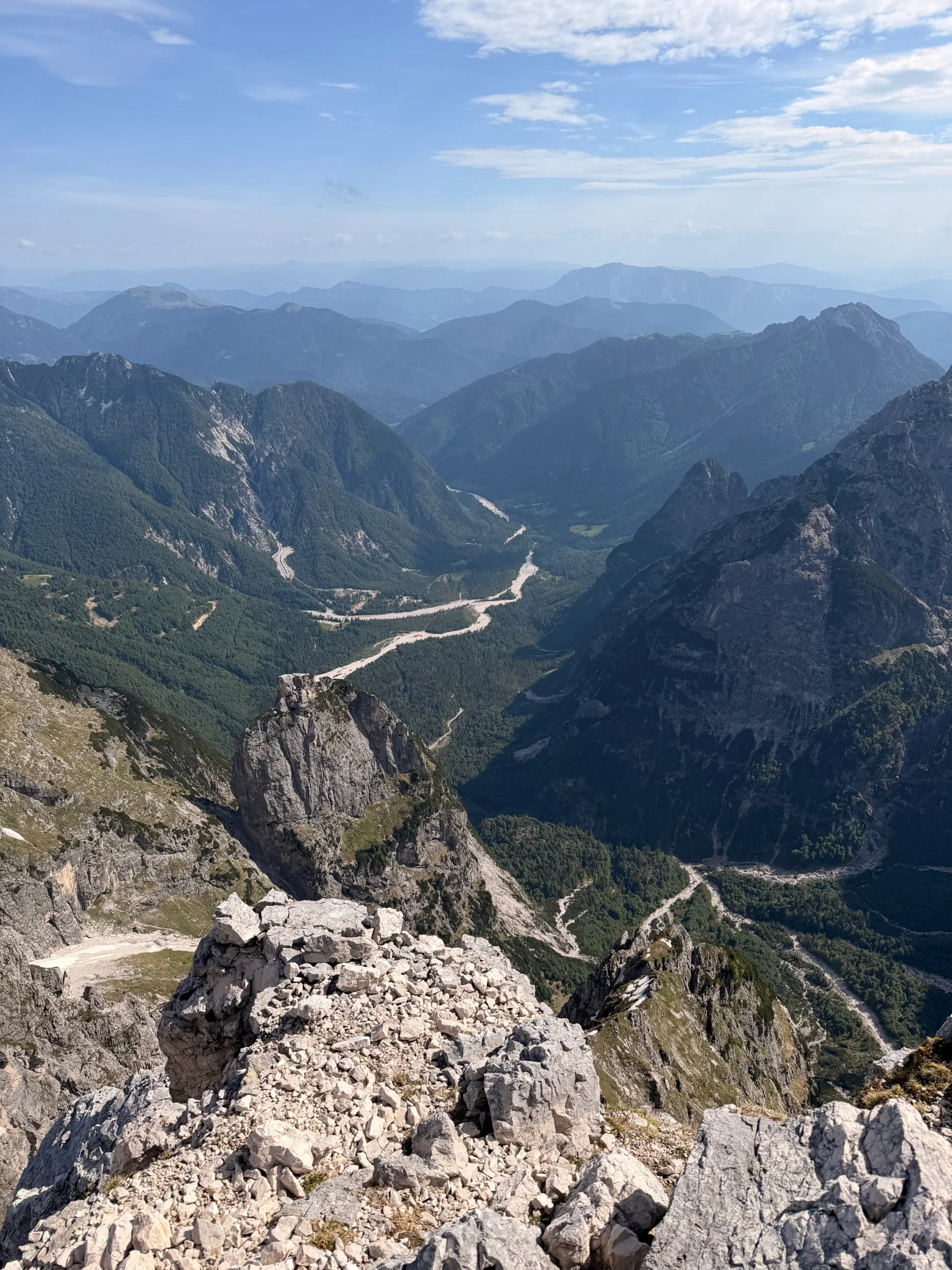Špik Hude police / Cima di Terrarossa – fotografija s poti