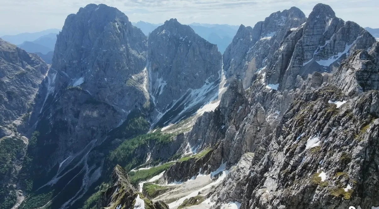 Špik Hude police / Cima di Terrarossa – fotografija s poti