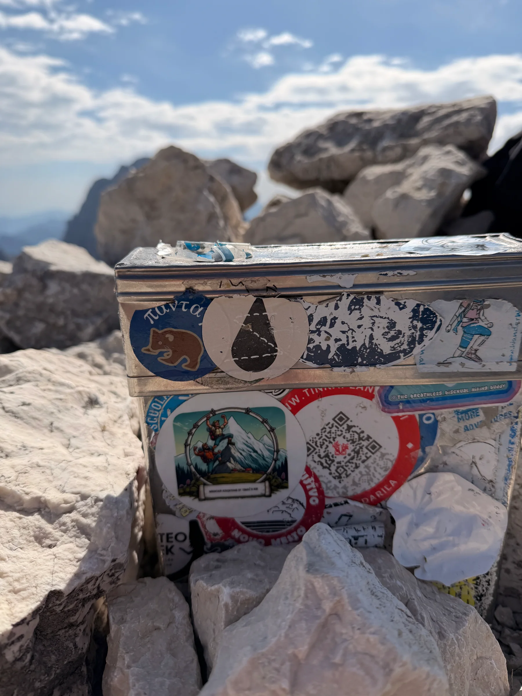 Špik Hude police / Cima di Terrarossa – fotografija s poti